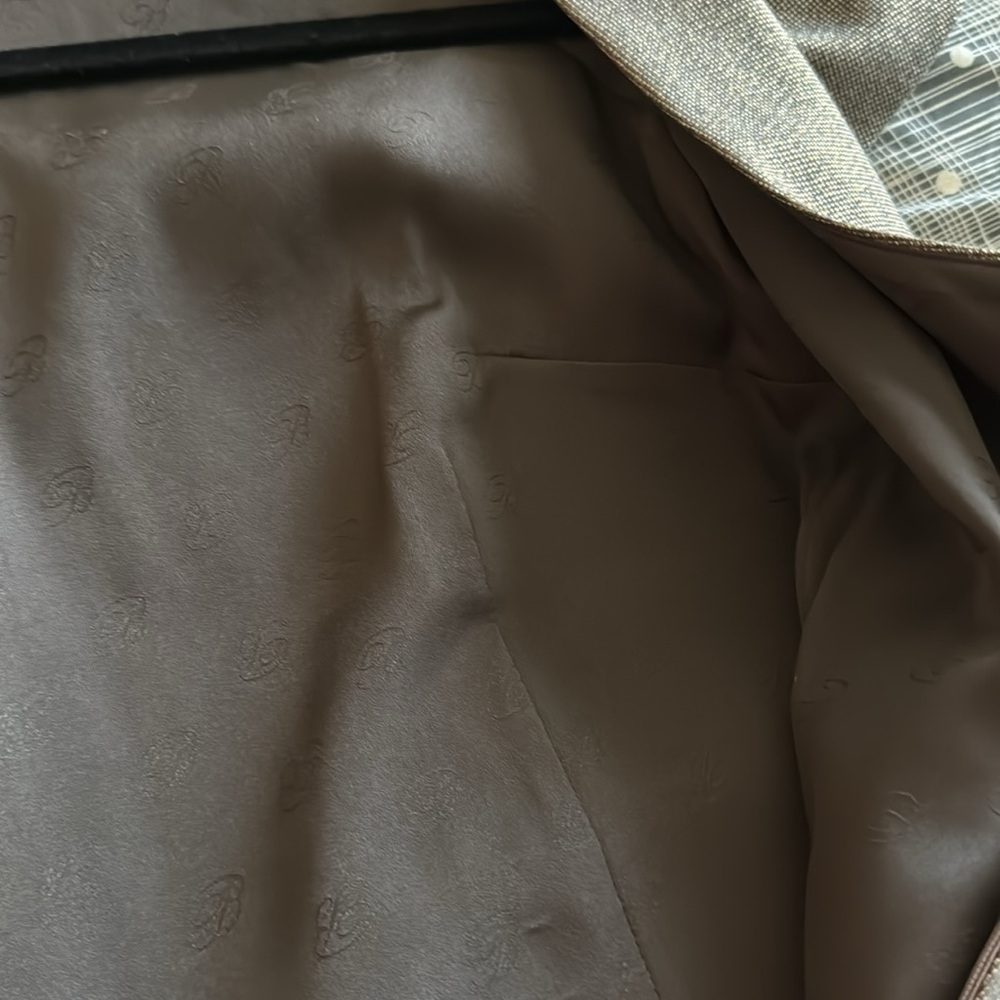 Blumarie Metallic brown and gold, made in Italy, cocktail dress. - Picture 7 of 8